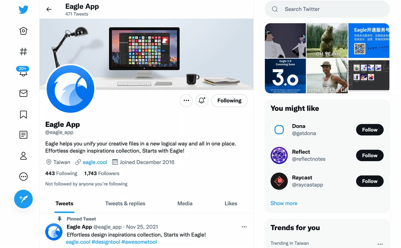 Image from Eagle Twitter